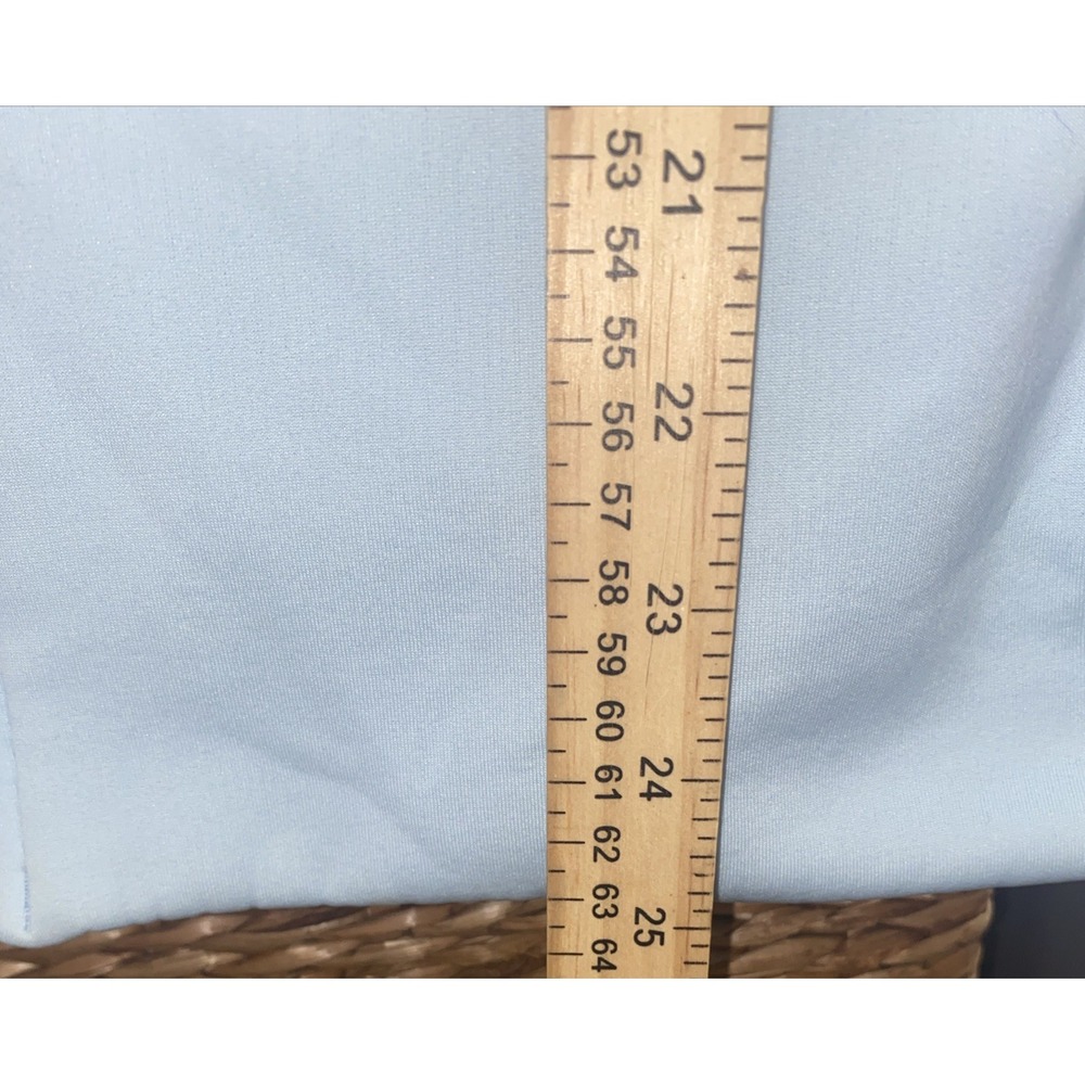 Adidas Womens L Jacket Full Zip ClimaWarm Fitted Powder Blue Athletic - Picture 9 of 12
